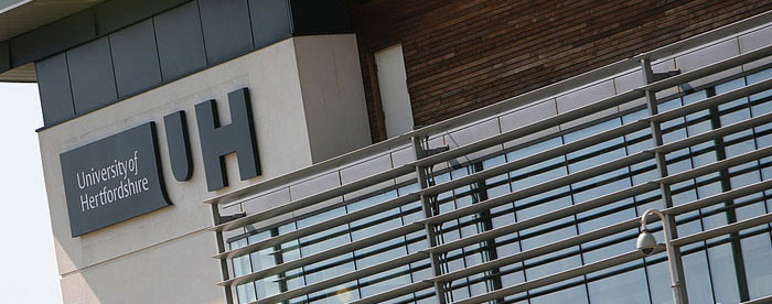 This is an image of the University of Hertfordshire, a Zonal customer