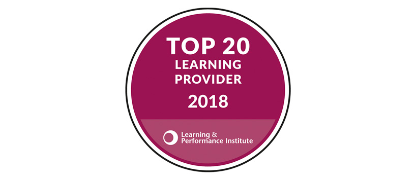 This is Zonal's Top Learning Provider accreditation