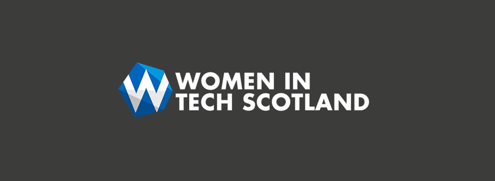 This is the Women in Tech Scotlan's banner