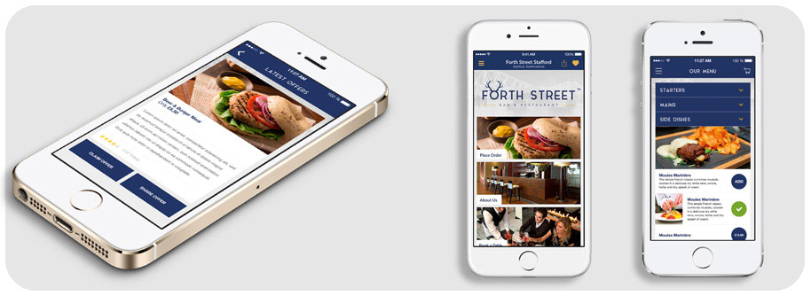 This is Zonal's mobile ordering system