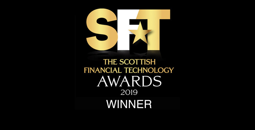 This is the Scottish Financial Tech Awards banner