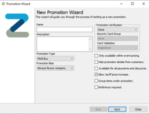 New promotion wizard - aztec